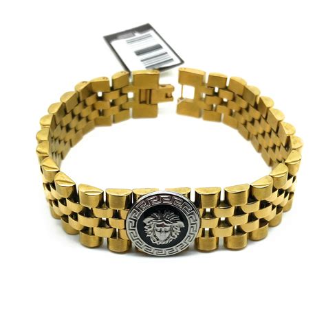 bracciale versace acciaio